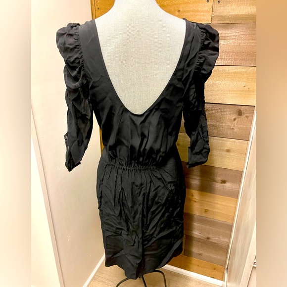 Wilfred Silk Black Dress - Medium - Picture 1 of 5